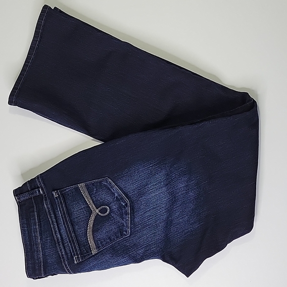 Riders by Lee Midrise Bootcut Dark Wash Jeans SZ 14R - Picture 1 of 15